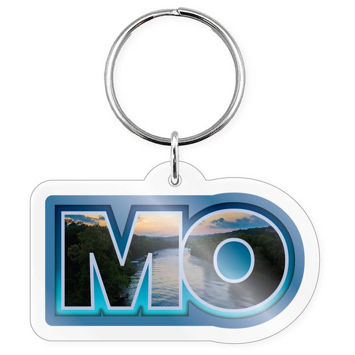 Keychain - Missouri MO Scene for wholesale by Morris Magnets