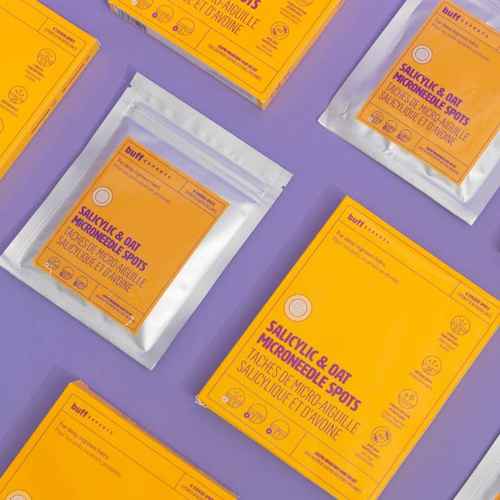 Microdart Spots salicyliques et d'avoine - Traite les poils incarnés pour la vente par Buff Experts - 🇨🇦