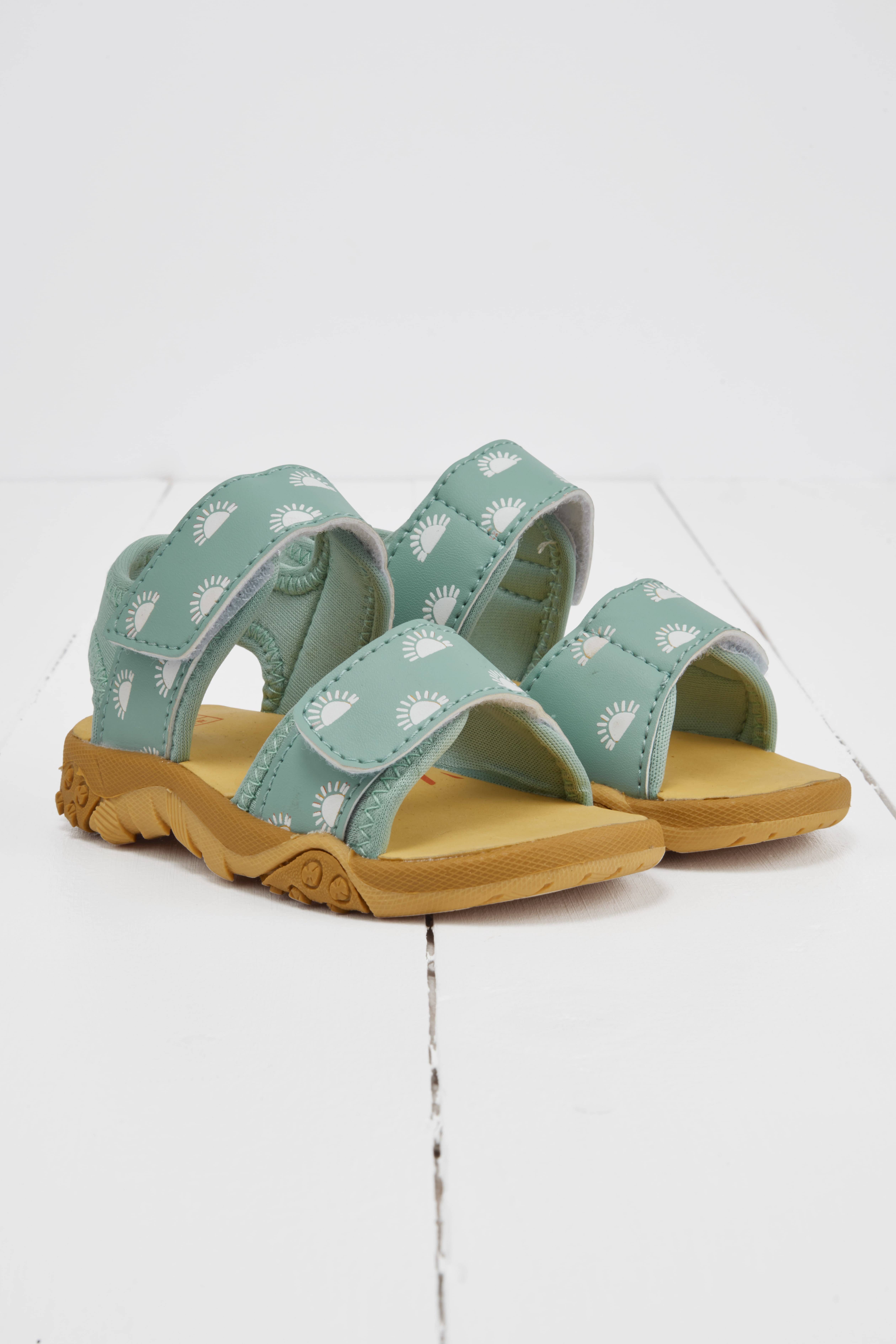 Grass & Air - Wholesale Sandals – Kids - Grass & Air Kids Pistachio Colour-Changing Sandals