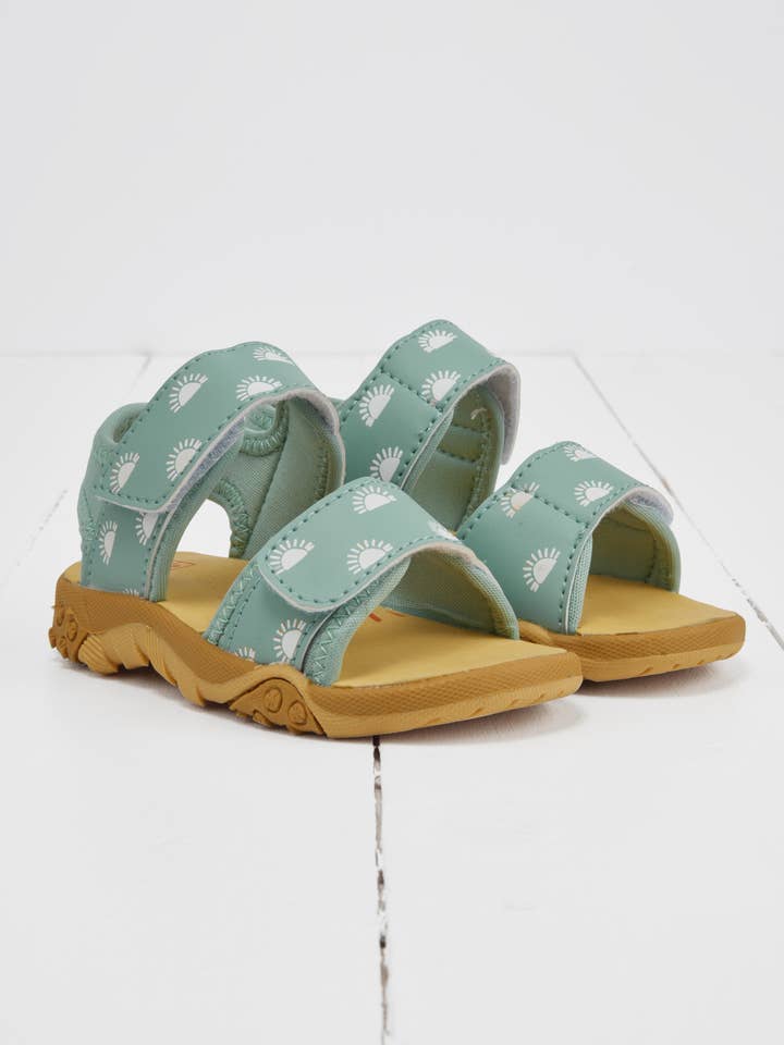 Grass & Air - Wholesale Sandals – Kids - Grass & Air Kids Pistachio Colour-Changing Sandals0