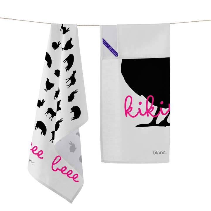 Happyfriday - Wholesale Tea Towel - Kikiriki Kitchen Towel 2 pcs 70x50 cm4