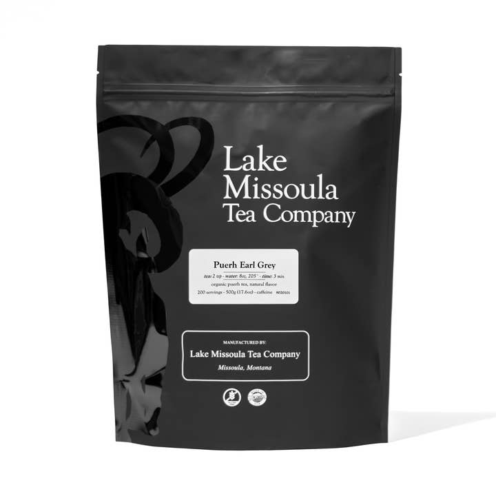 Puerh Earl Grey (500g) for wholesale by Lake Missoula Tea Company