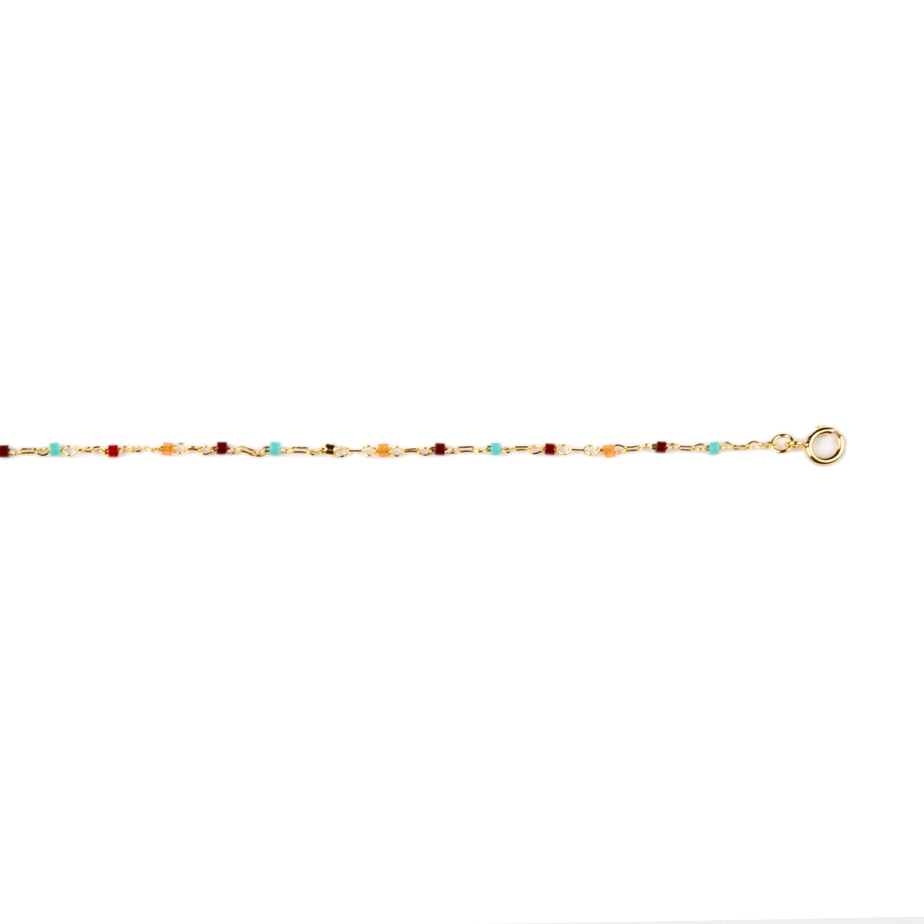 Luxenter - Wholesale Beaded/Pearl Necklace - Collar Luxenter de Cuarzo Hidrotermal Multicolor acabado en oro amarillo de 18K - Nespo3