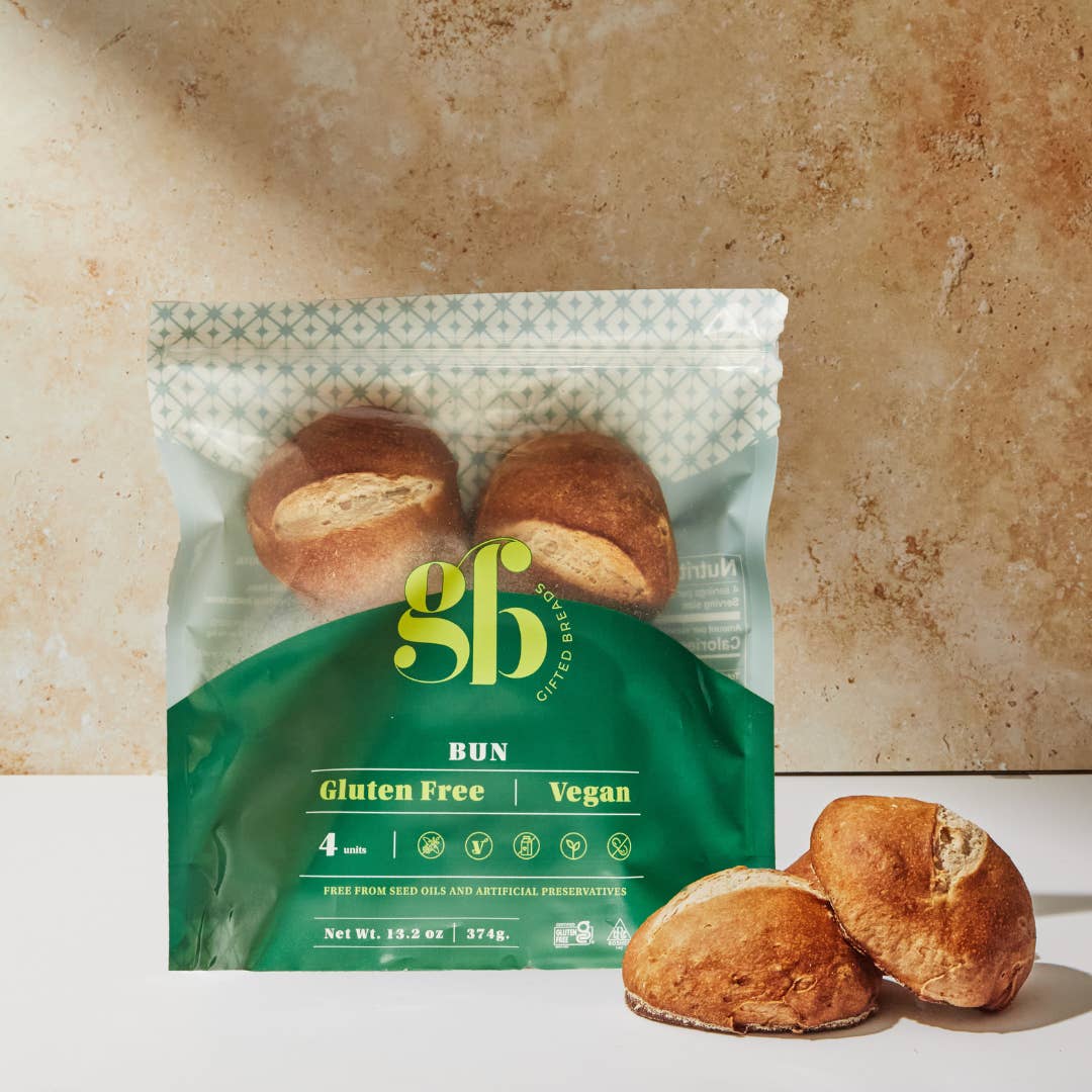 Gifted Breads - Wholesale Bread/Tortilla - Gluten-Free & Plant Based Breads - Bun (Allergy-Friendly)