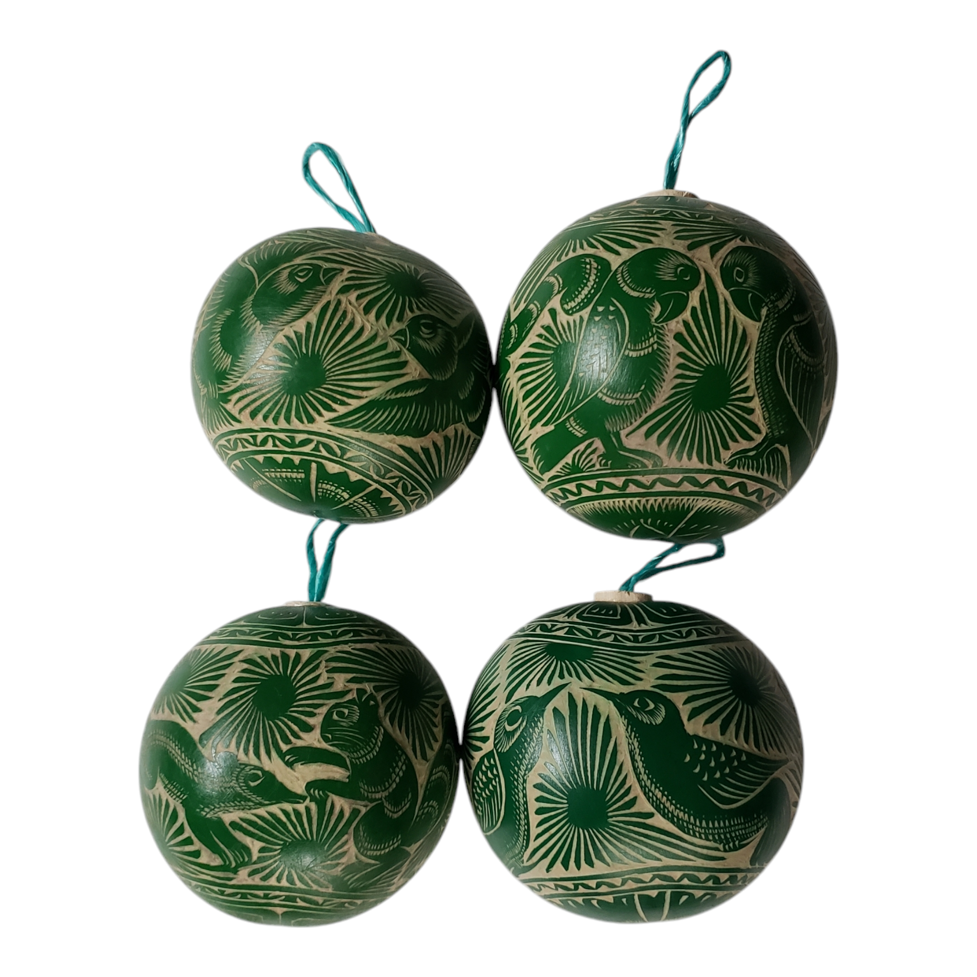 The Little Pueblo – Großhandel Verzierung – Jicara-Kürbis-Ornament aus Oaxaca, Mexiko4