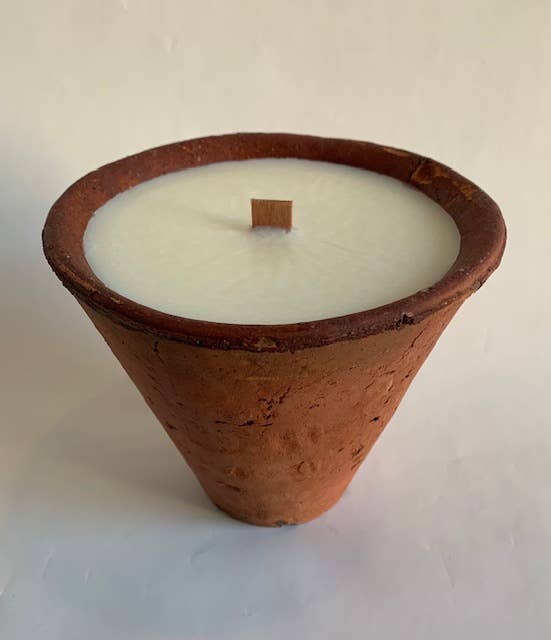 Atelier Bon Sens - Wholesale Jar/Filled Candle - Landes clay candle, “Bois de Provence” scent2