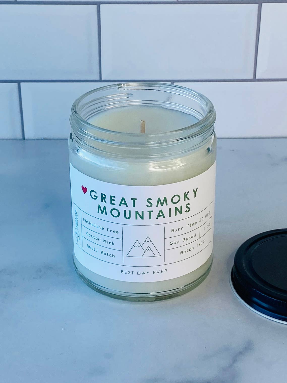 Rambling Caravan - Wholesale Jar/Filled Candle - Great Smoky Mountains National Park Candle1