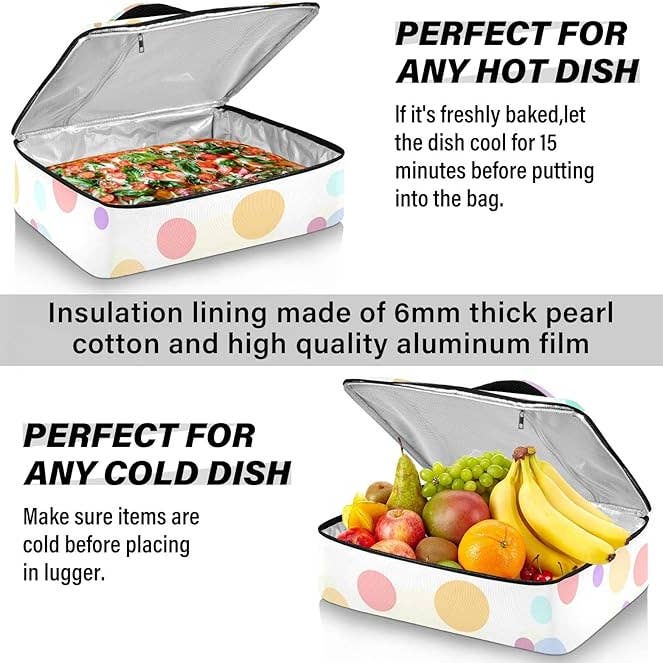 VIGOR - Wholesale Food Storage Wrap/Bag - Casserole Carriers for Hot or Cold Food Reusable Casserole10