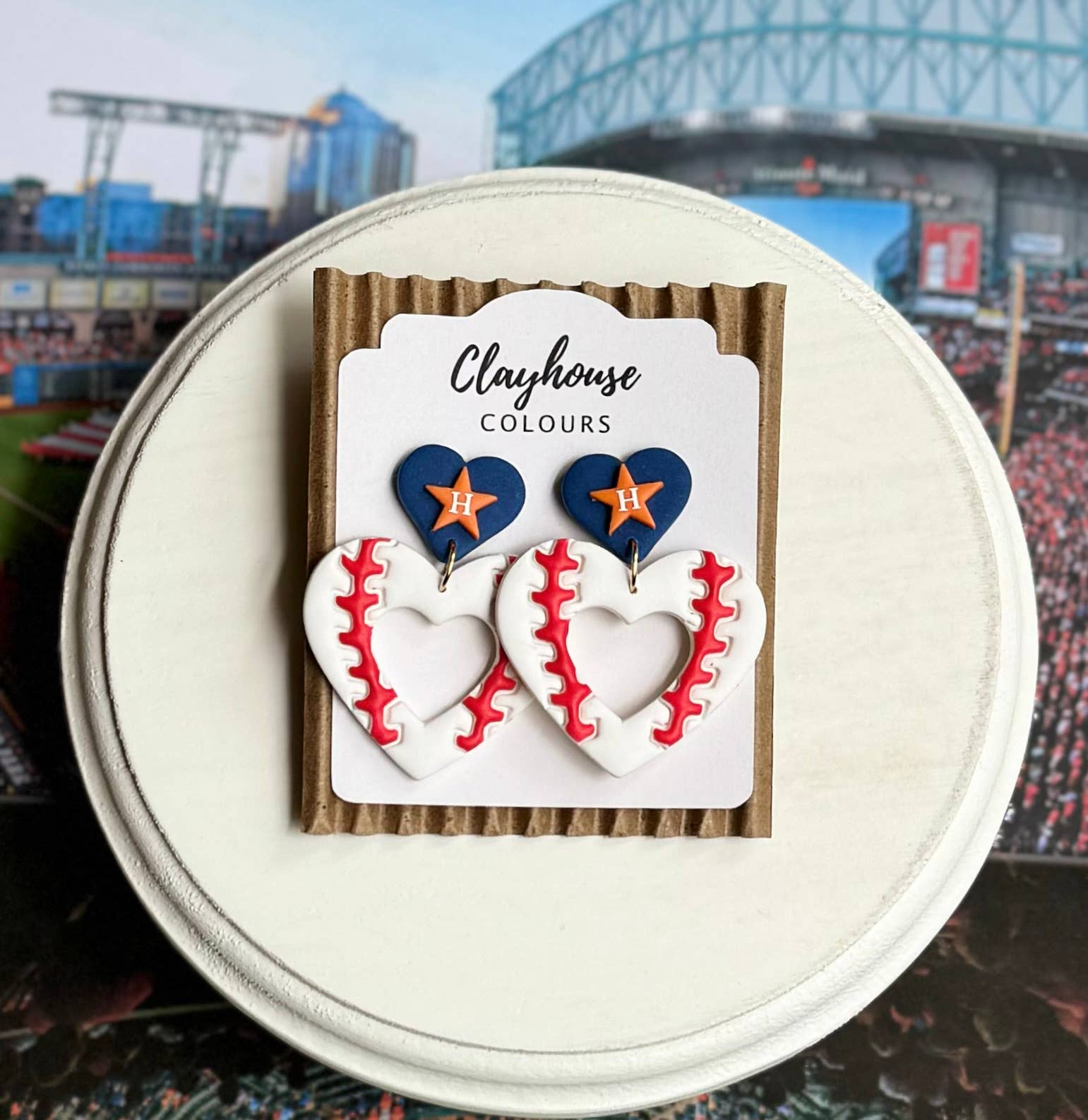 Clayhouse Colours - Wholesale Dangle Earrings - Astros Clay Earrings0
