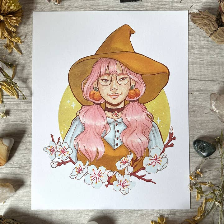Bakery Witches Art Prints - 8"x10" and 5"x7" for wholesale by Rainbow Coven Designs