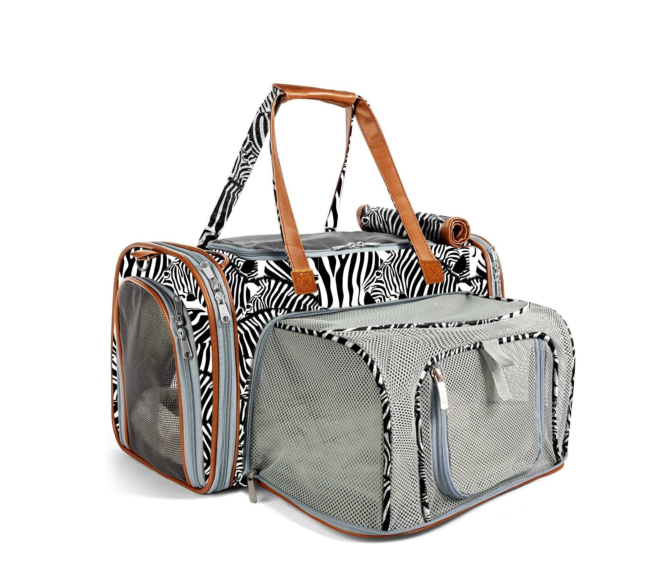 Mr. Peanut's - Wholesale Pet Carrier - Cat/Dog - Mr. Peanut's Gold Series Standard Size Airline Compliant Expandable Pet Carrier - Prints Edition6