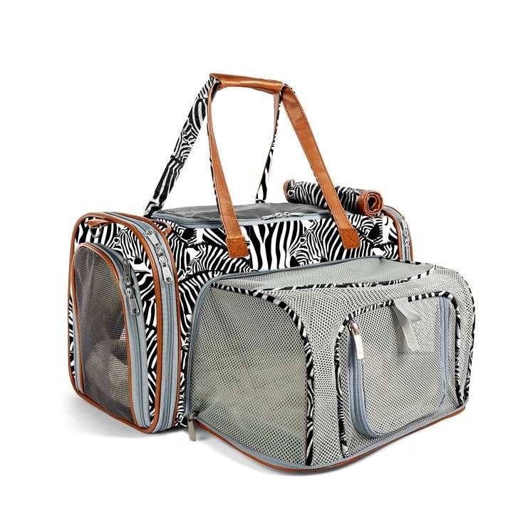 Mr. Peanut's - Wholesale Pet Carrier - Cat/Dog - Mr. Peanut's Gold Series Standard Size Airline Compliant Expandable Pet Carrier - Prints Edition6