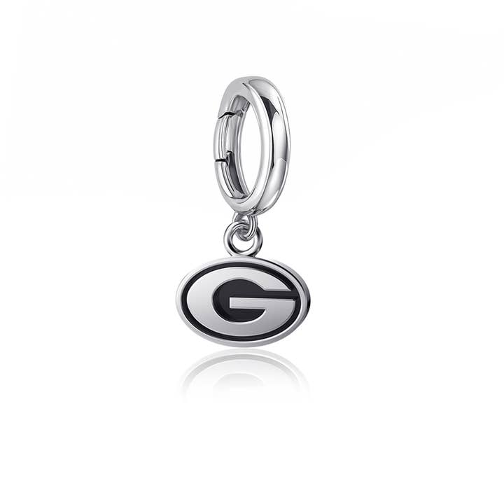 University of Georgia Bracelet Charm - Silver for wholesale by Dayna Designs