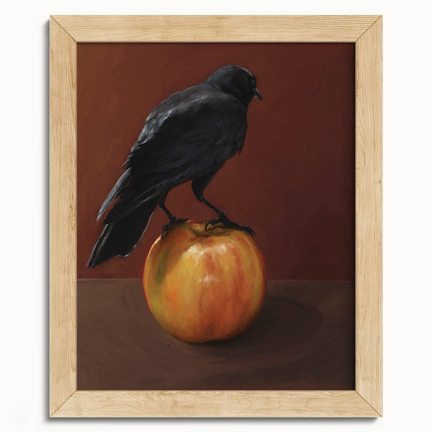 The Ugly Cat Studio - Wholesale Art Print - Moody City Crow Art Print12