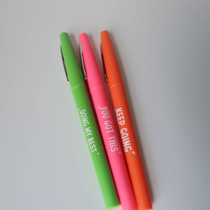 Created By Christine - Wholesale Pen - Affirmation Flair Pen Set