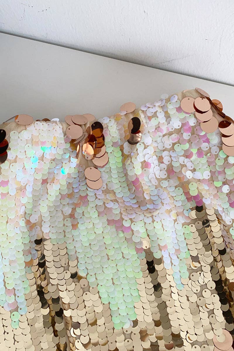 Mccolin - Wholesale Skirt - Women's - Sequin Night-Out Mini Skirt1