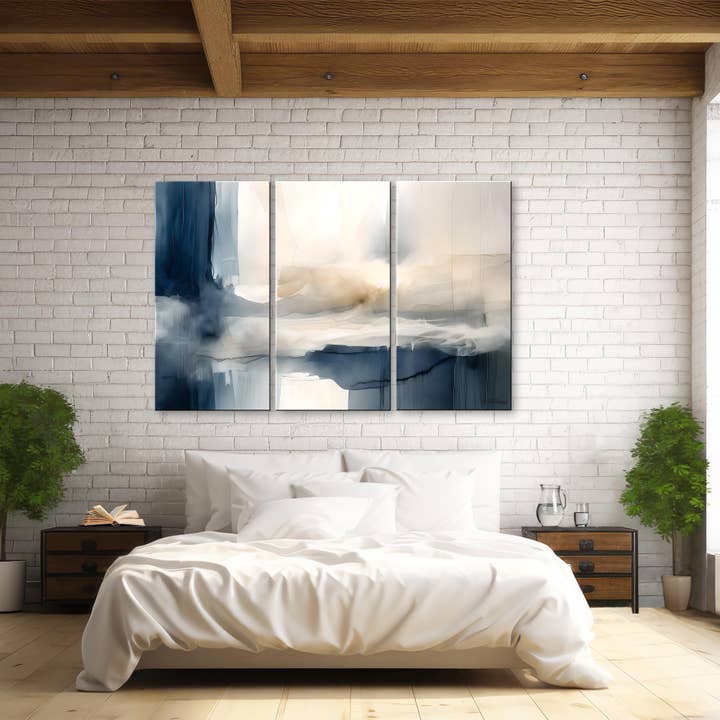 VEIL OF SILENCE-Extra Large Textured Canvas Painting – Limited Edition Abstract for wholesale by ELOISE WORLD STUDIO