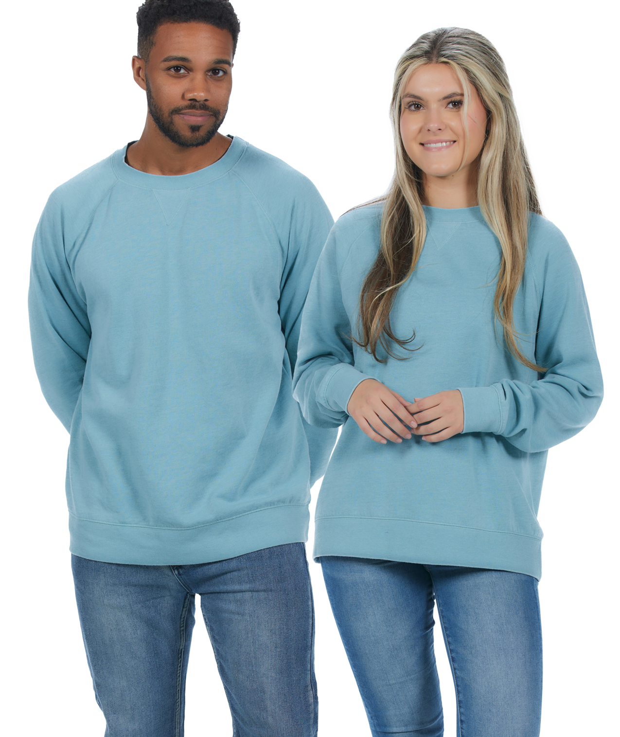 U.S. Apparel - Wholesale Sweatshirt - Women's - Adult Vintage Fleece Crew55