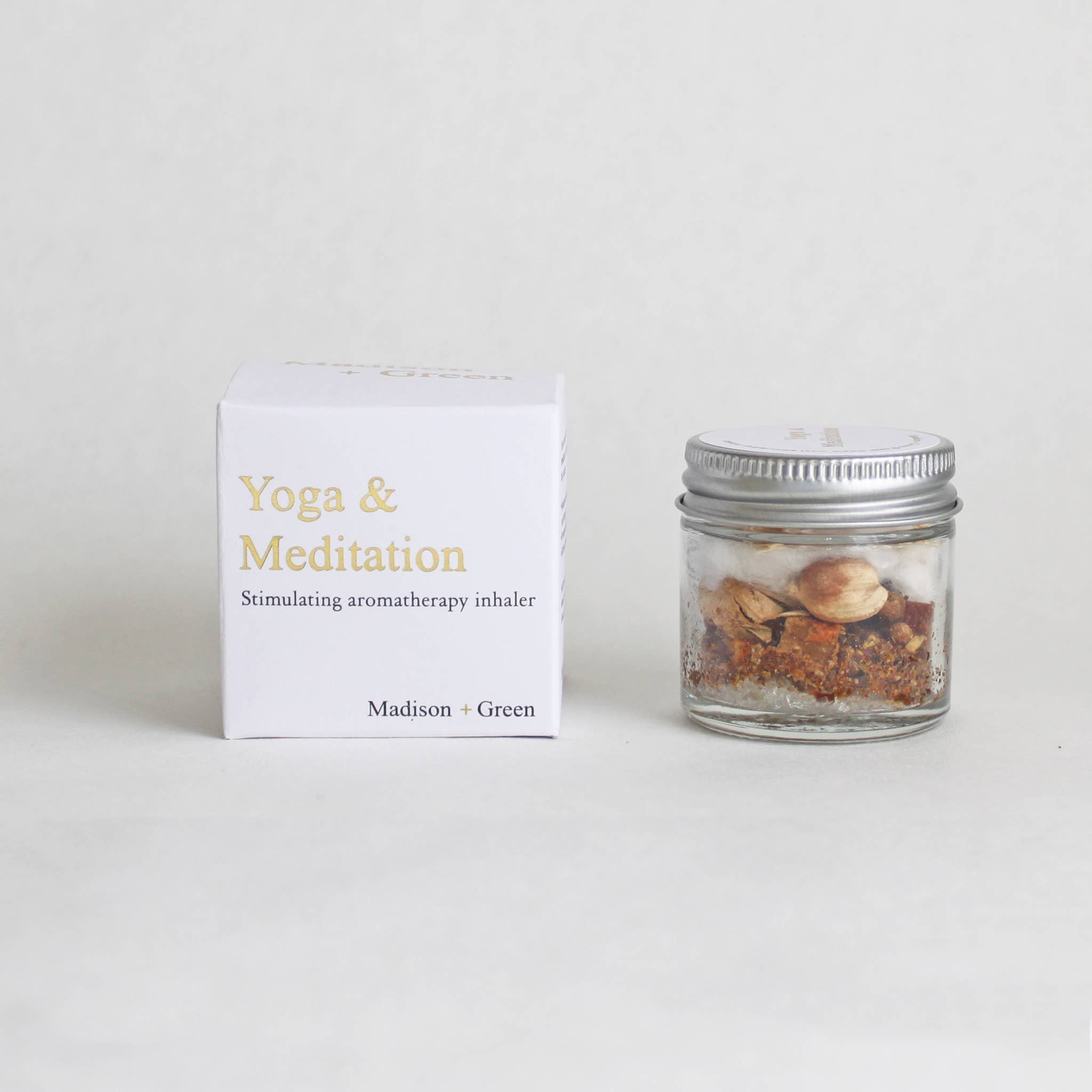 Madison + Green – Großhandel Aromatherapie-Inhalatoren – "Yoga & Meditation" – Spiritueller Aromatherapie-Inhalator1