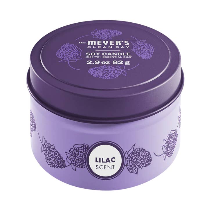 Vela de Lata de Soja Edição Limitada da Mrs. Meyer, Lilás, 82 g por atacado de First Choice Buying