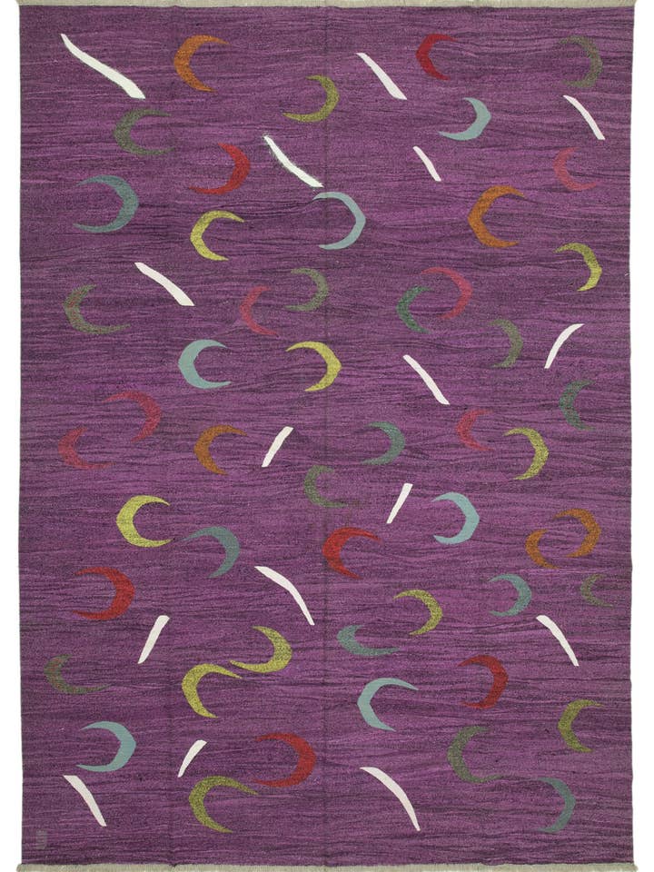 Lila zeitgenössischer Teppich 10x14 - 38272 für den Großhandel von RUG N CARPET
