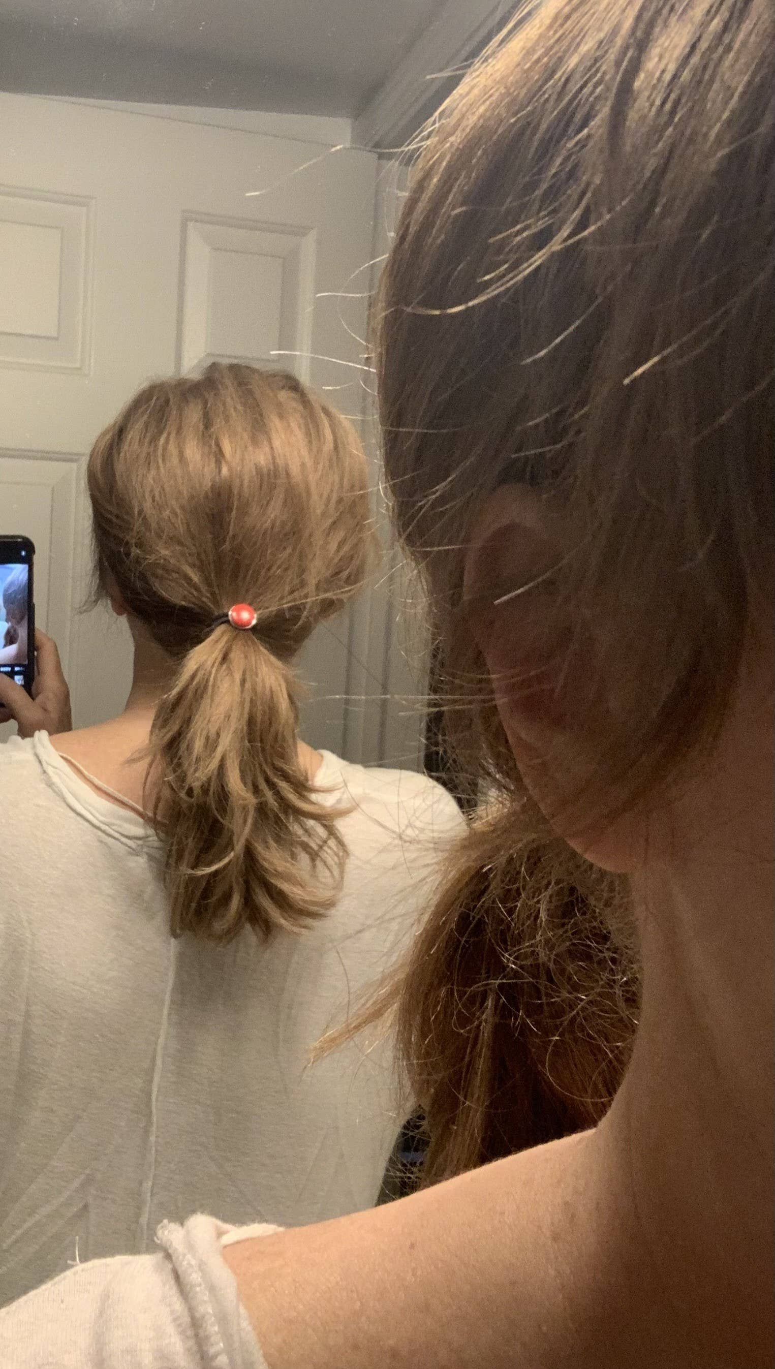 Veronica Riley Martens – wholesale Hair tie – Elastic Hair Tie with Tagua Bead Accent, Doubles as Bracelet1