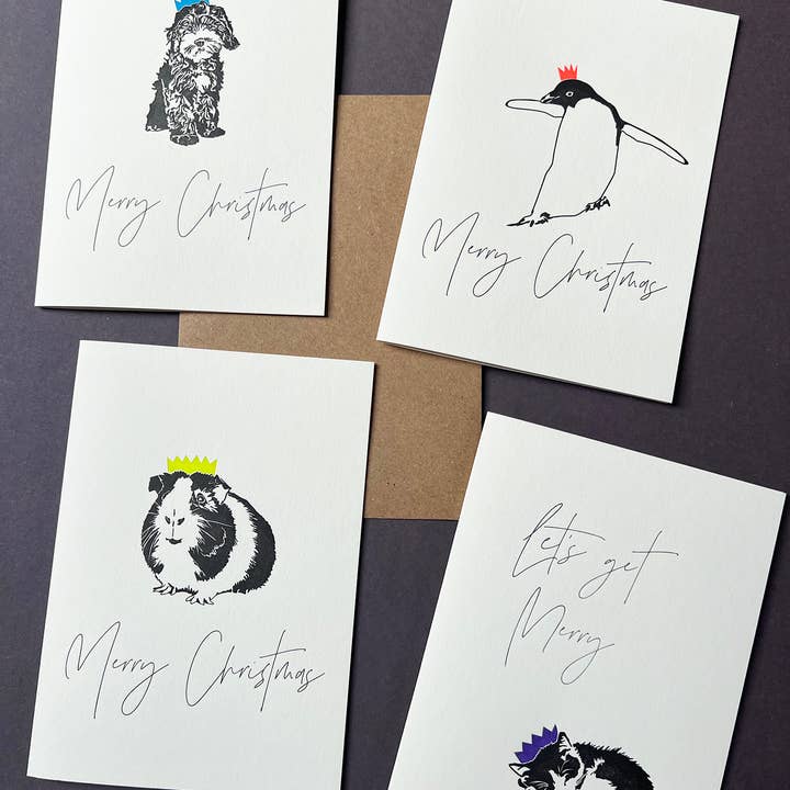 Penguin Ink - Wholesale Christmas Card - Christmas Guinea Pig Card | Christmas Card3