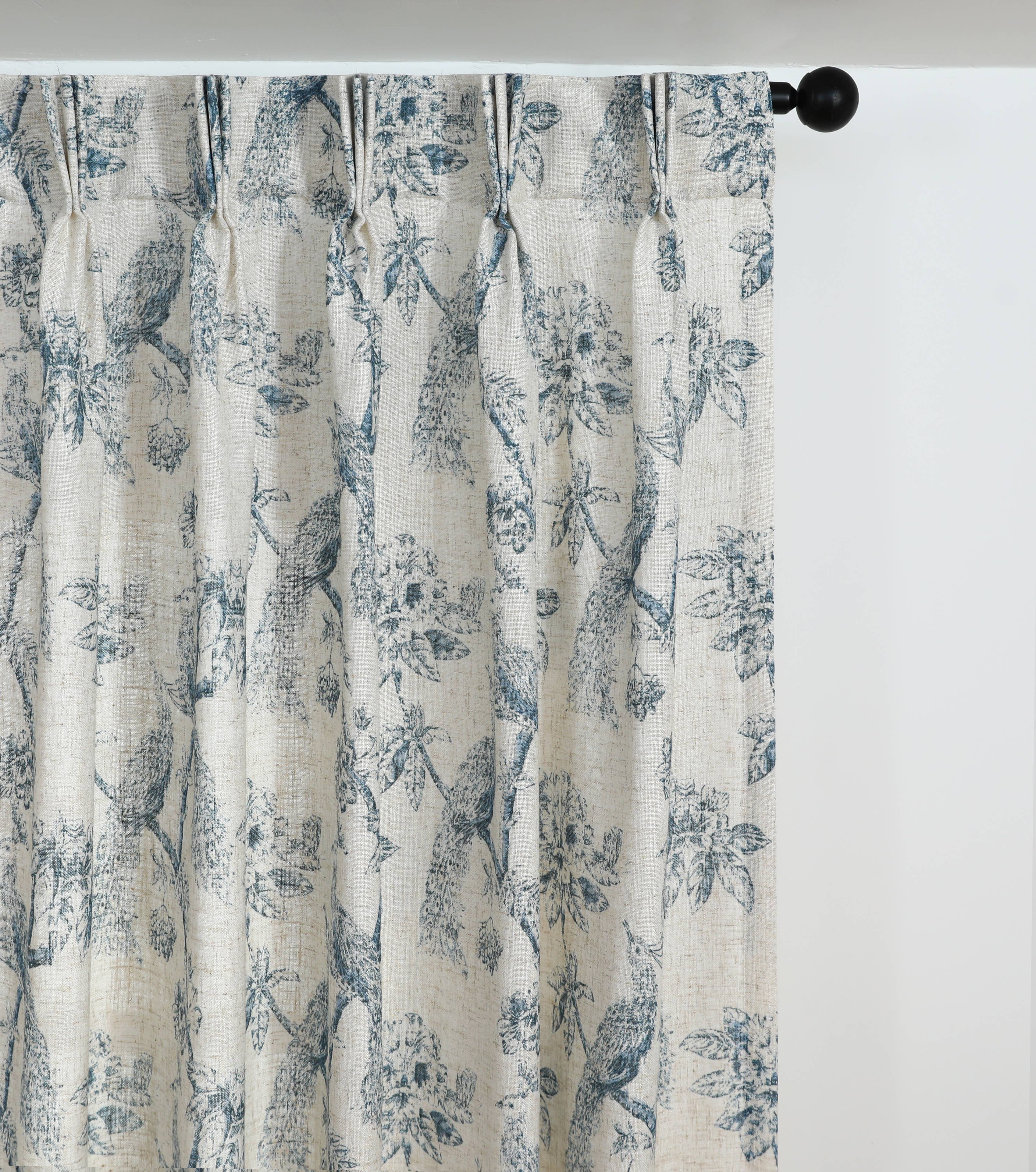 Shadisfy - Wholesale Drape - Peacock Pinch Pleated with Back Tabs Curtain Pair17