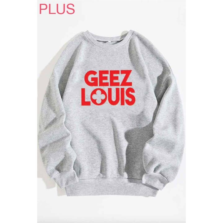 Polar bee - Wholesale Graphic Sweatshirt - Women's - GEEZ LOUIS GRAPHIC PLUS WOMENS SWEATSHIRT2