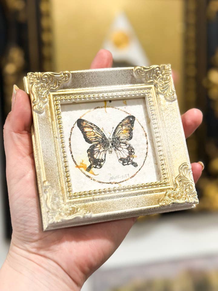 Print in Resin Frame / Print on Handmade Paper Framed for wholesale by Alexa K