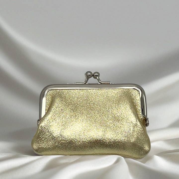 Women's Genuine Leather Coin Purse, Made in taly, art. 302004 for wholesale by Suie Valentini srl