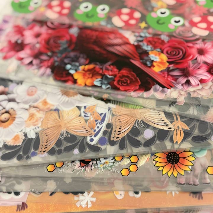 Crafty Treasures - Vente Autocollant - ANIMAL/ANIMAL DE COMPAGNIE Lot de 5, 10 enveloppes UV DTF 16oz, Vente en gros (Copie)