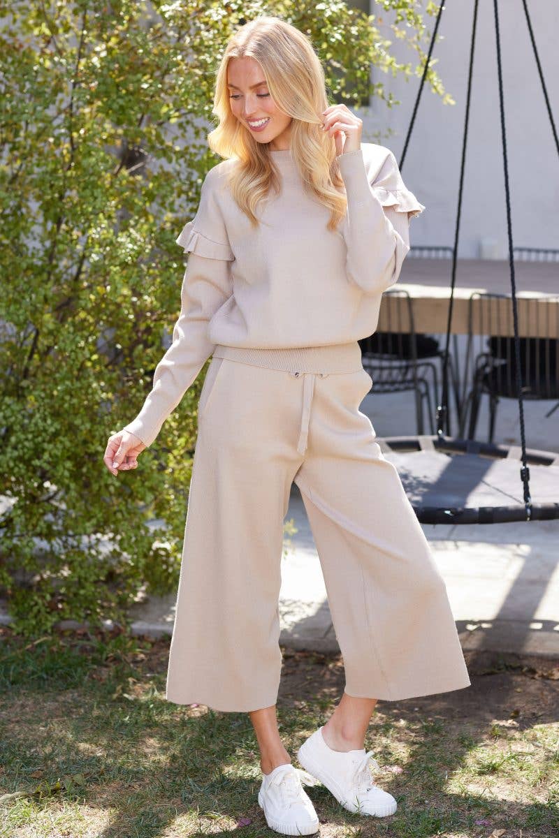 Vanilla Monkey - Wholesale Top & Pant Set (NOT Loungewear) - Women's - Solid Sweater Set6