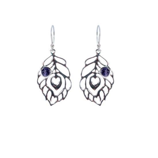Esprit Creations - Wholesale Dangle Earrings - Peacock Feather Earrings