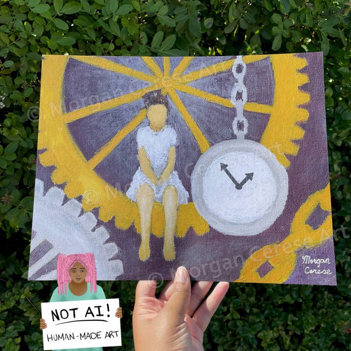 Gears of Time 8"x10" OR 11"x14" Art Print for wholesale by Morgan Cerese Art