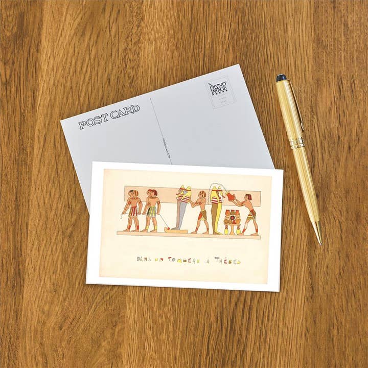 Found Image Press - Wholesale Postcard - Postcard EG-60 Rendering from Theban Tomb, Egypt1