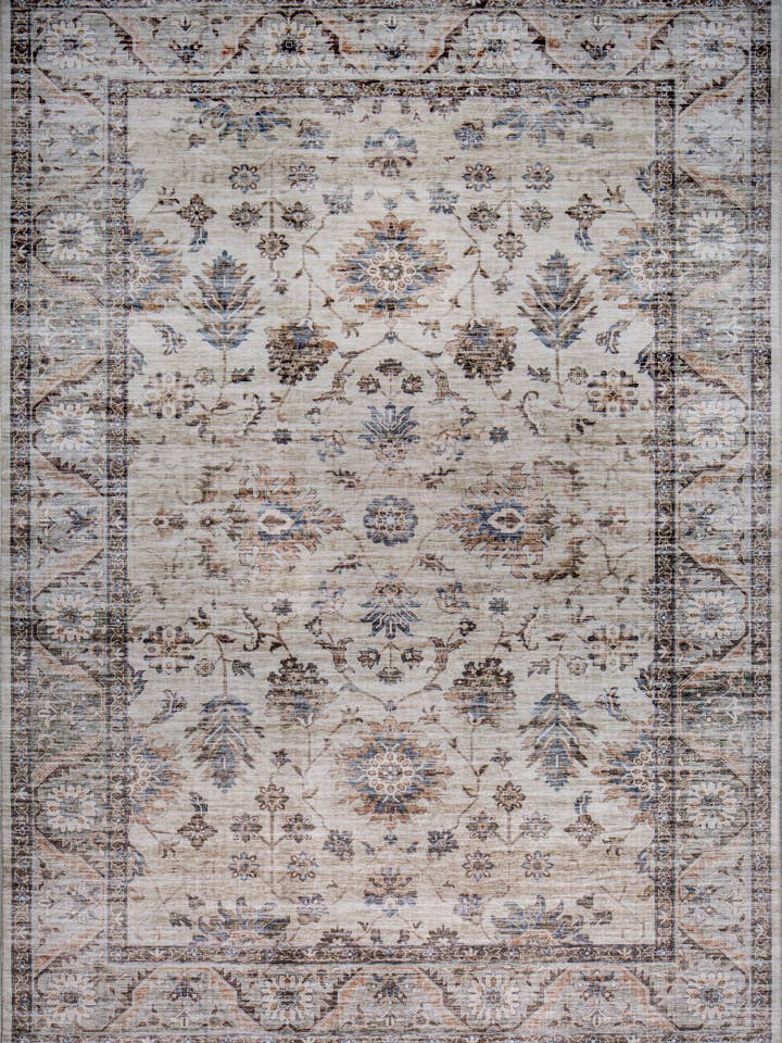 Roxy 2819 Beige Kashan Area Rug for wholesale by KAS Rugs