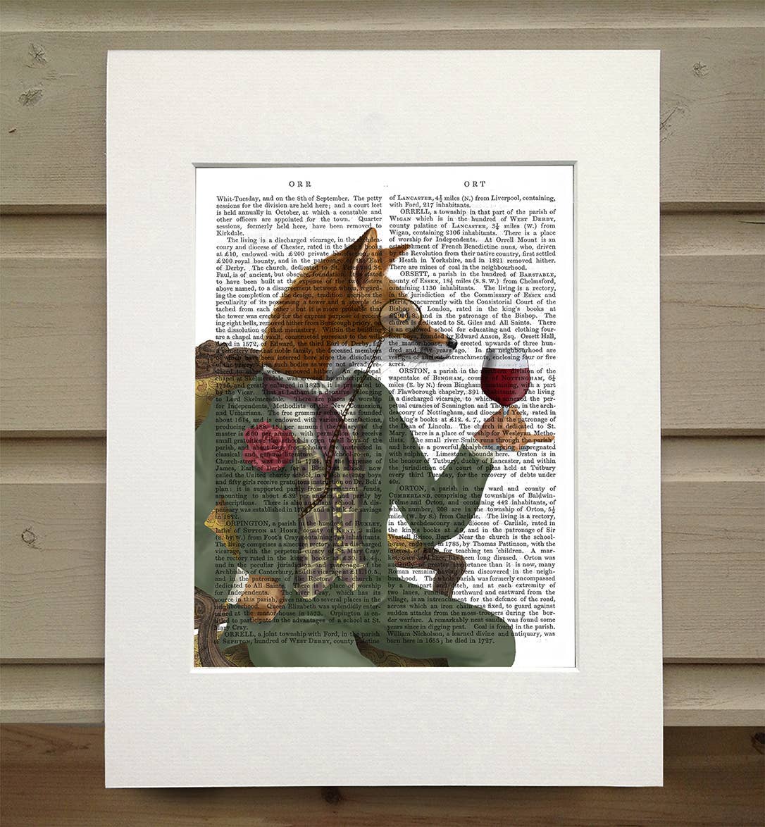 FabFunky Ltd - Wholesale Art Print - Wine Taster Fox Portrait Book Print / Art Print / Wall Art0