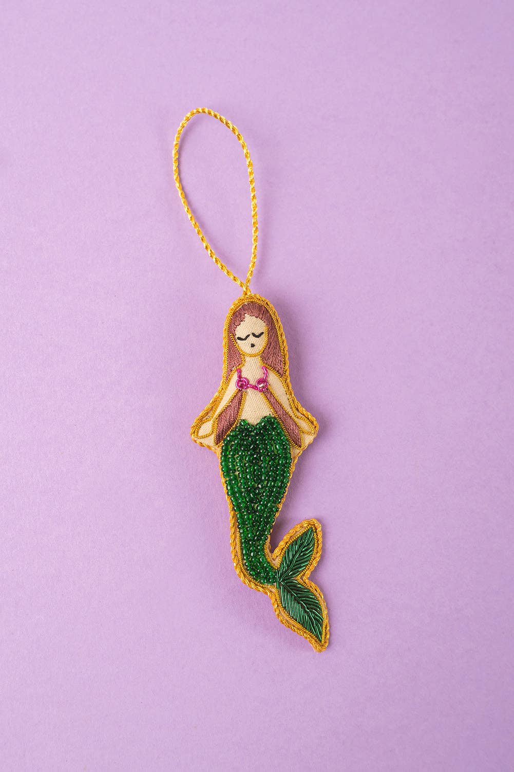 Ian Snow Ltd - Wholesale Christmas Decoration - Mermaid Decoration (Virgin Plastic Free)0