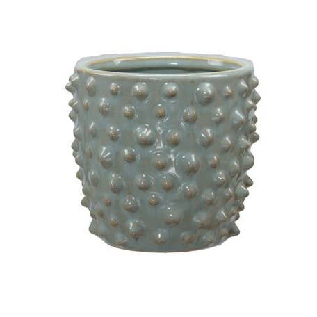 DRYdecorations - Wholesale Plant Pot - Stoneware bloemen pot blue 0