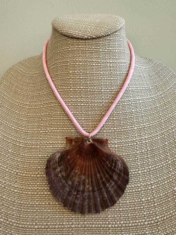Paracord Necklace with Seashell Pendent for wholesale by Southern Marc Designs