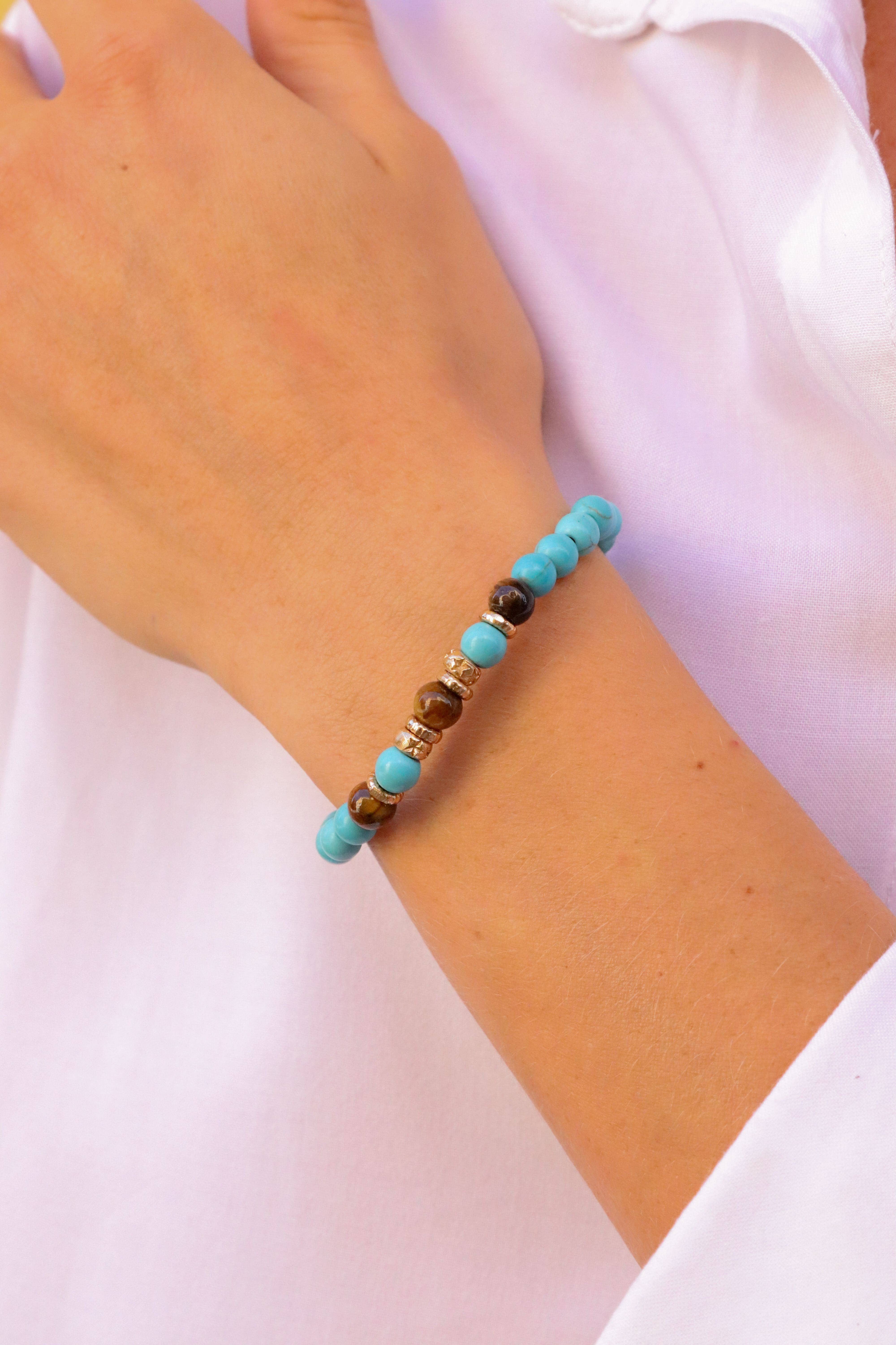 PLATADEPALO - Wholesale Beaded Bracelet - Unisex NUDER elastic bead bracelet1