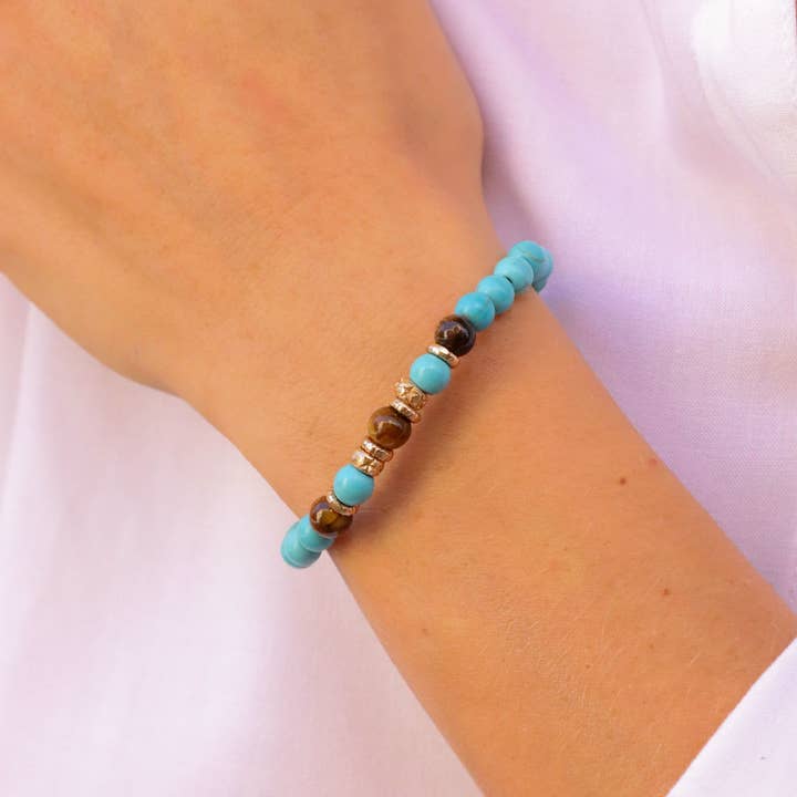 PLATADEPALO - Wholesale Beaded Bracelet - Unisex NUDER elastic bead bracelet1