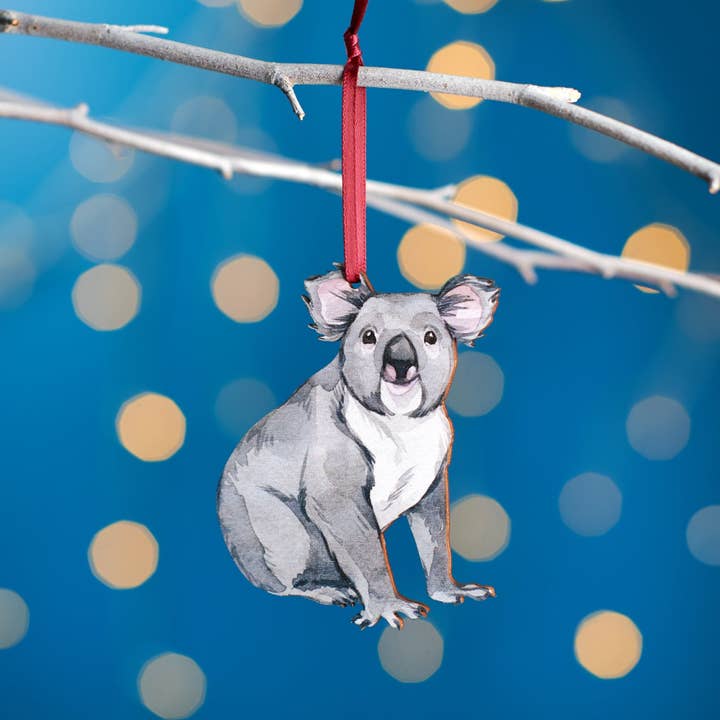 Koala Christmas Tree Decoration for wholesale by Oakdene Designs