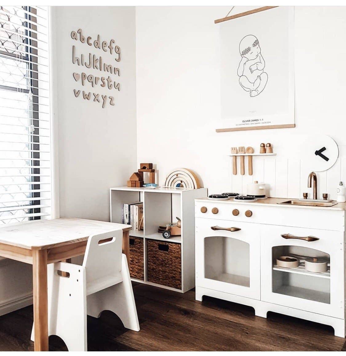 Timber Tinkers – Großhandel Wanddeko - Kind & Baby – Alphabet aus Naturholz – Wanddekoration für Kinderzimmer6