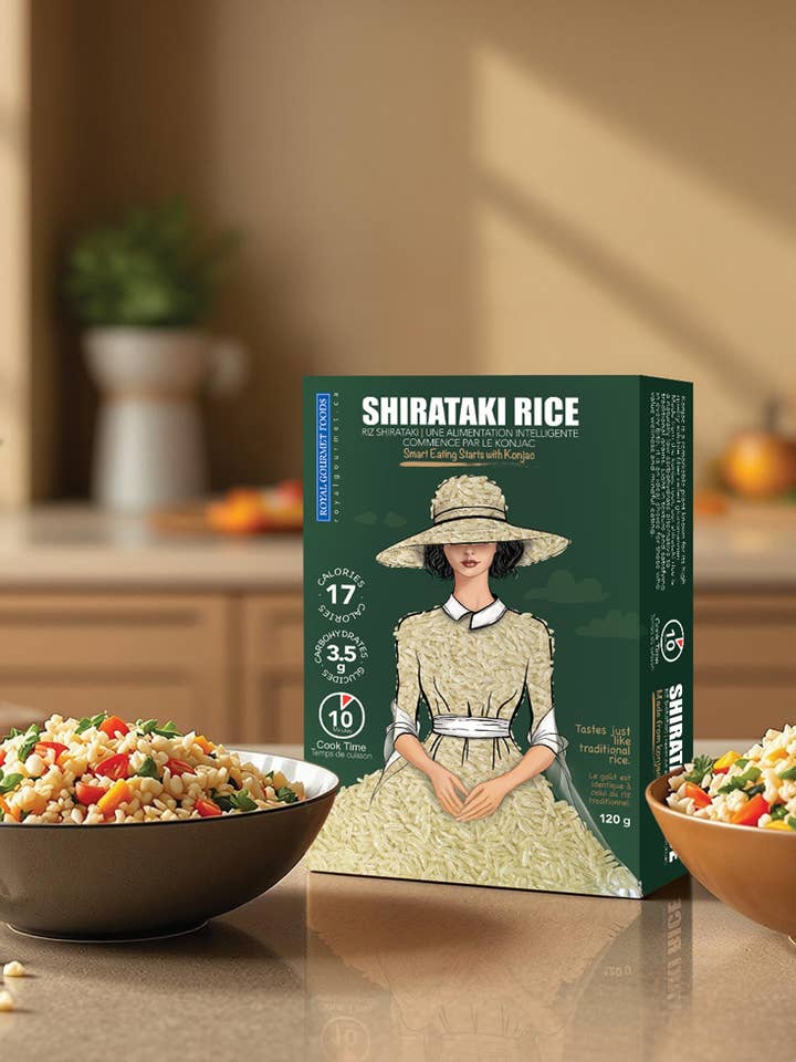 Shirataki Rice 120g for wholesale by Royal Gourmet Foods Ltd.