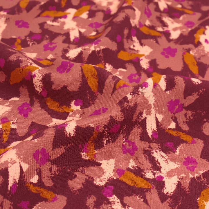 Eglantine et Zoé - Wholesale Fabric - Edel Terracotta Viscose Fabric