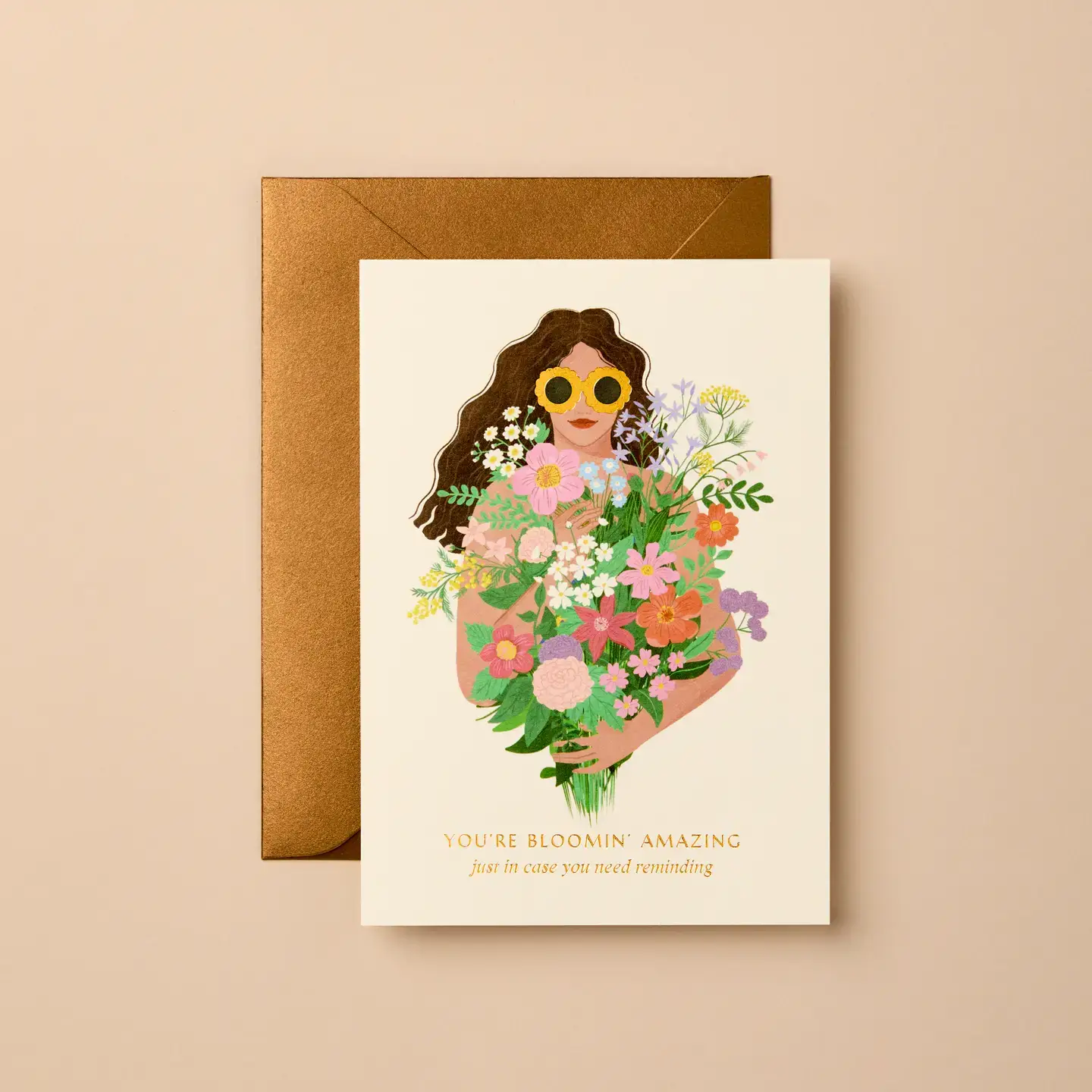 Gabrielle & Celine Greeting Cards Australia - Wholesale Friendship card - Friendship Foil Greeting Card | Eco-Friendly, Illustrated4