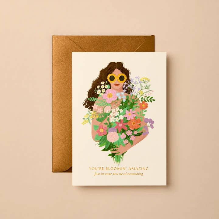 Gabrielle & Celine Greeting Cards Australia - Wholesale Friendship card - Friendship Foil Greeting Card | Eco-Friendly, Illustrated4