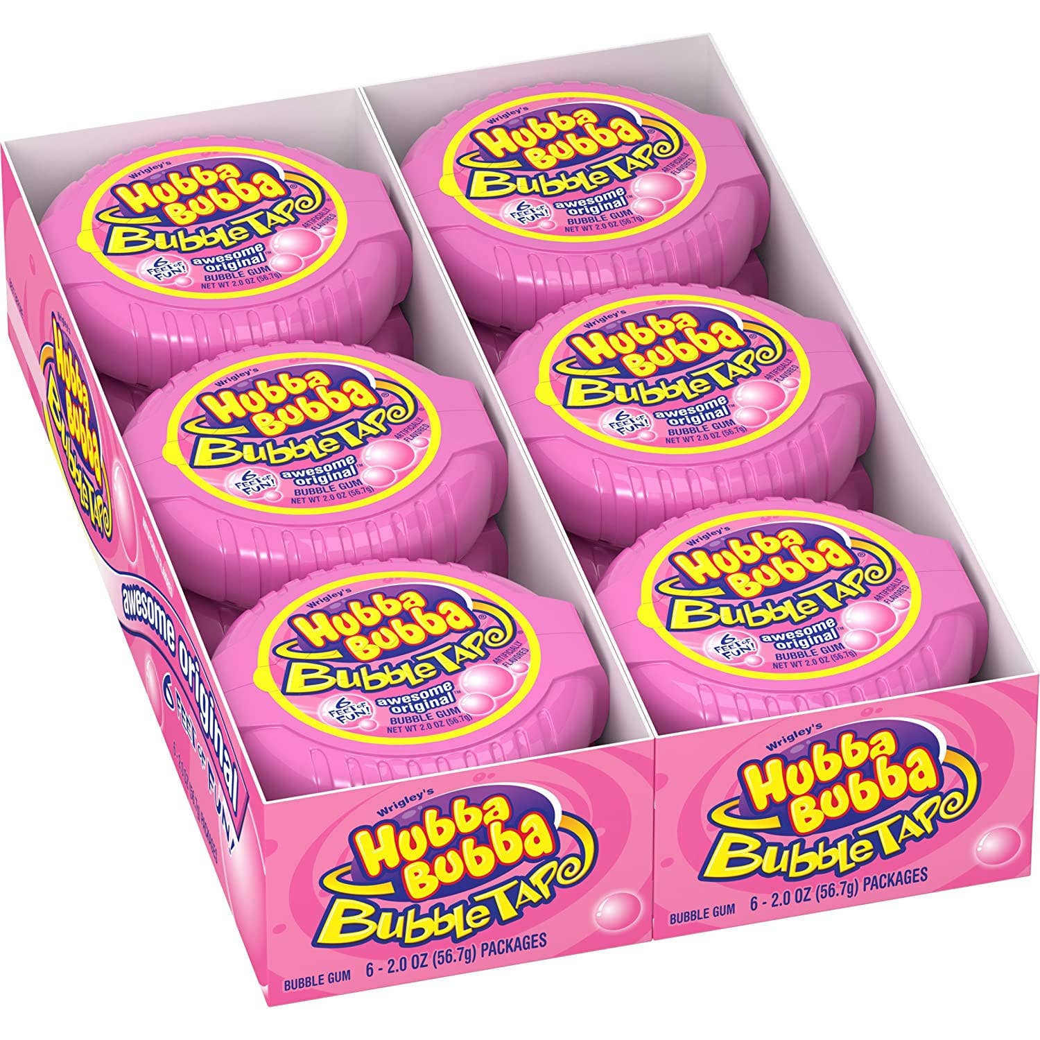 Shop The King - Wholesale Chewing Gum - Hubba Bubba Gum Tape Original 6 Per Box1